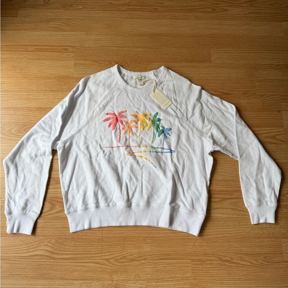 Z Supply Vintage Palm Women's Sweatshirt Size Small NWT - Picture 4 of 8